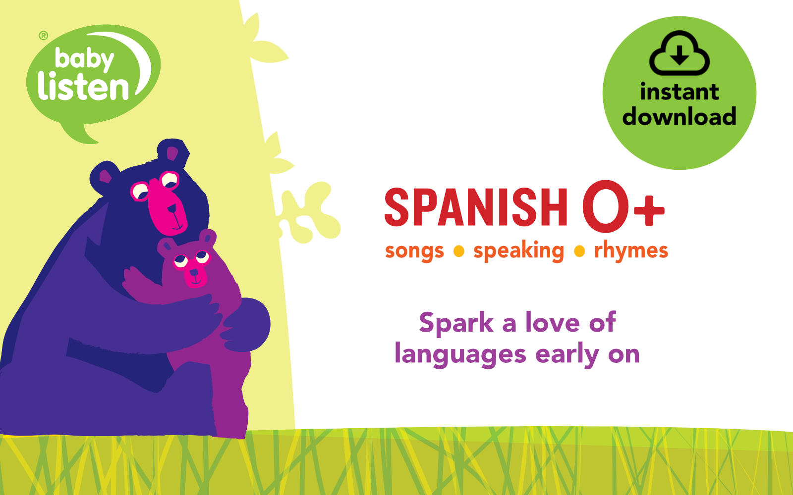 Spanish for babies the natural way through songs and nursery rhymes | Baby Listen