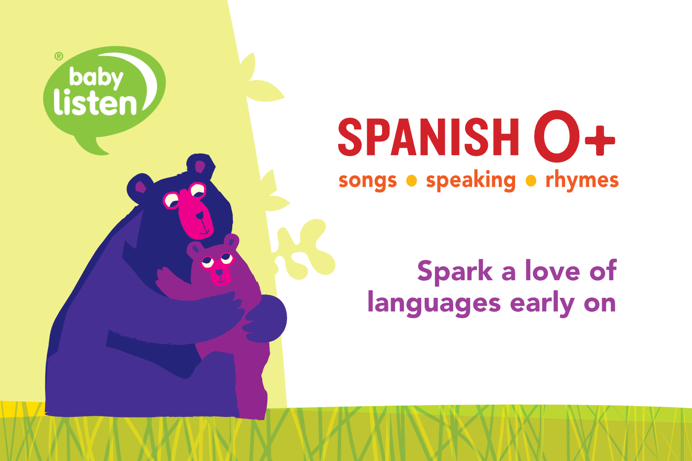 Spanish for babies & toddlers the natural way through songs and nursery rhymes | Baby Listen