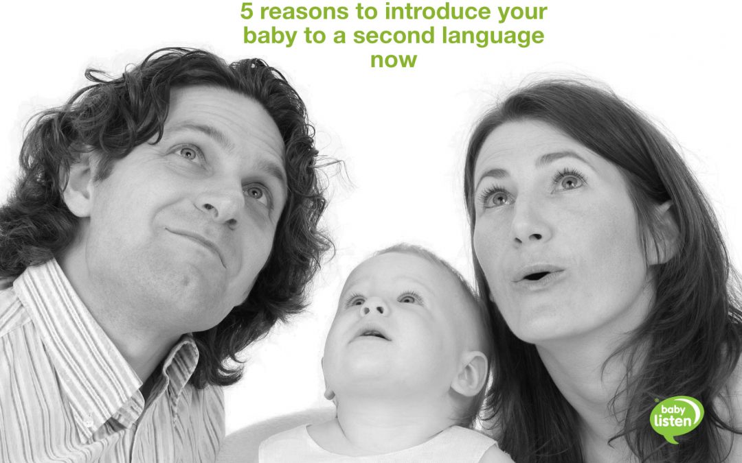 Reasons for new parents to introduce baby to a second language now